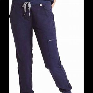 Figs Zamora Navy Blue Scrub Pants
